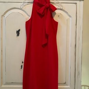 Bow Neck Halter Dress